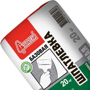 Шпатлевка цементная базовая Старатели белая 20 кг