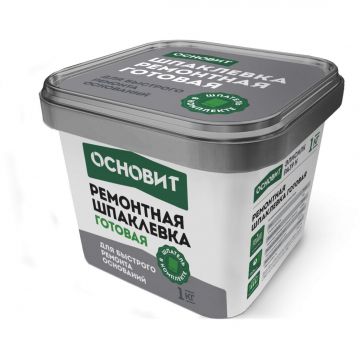 Шпатлевка готовая суперфинишная Основит (Osnovit) Элисилк PA39 H белый 1 кг