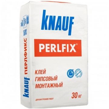 Клей гипсовый монтажный Кнауф Перлфикс 30 кг