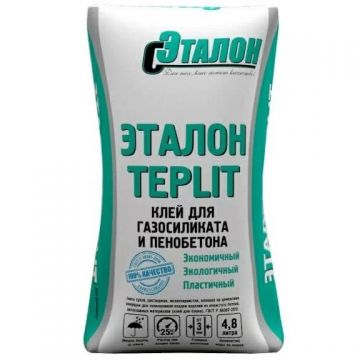 Клей для пеноблока Эталон Teplit Зима 25 кг
