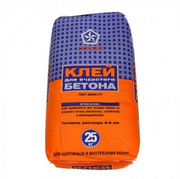 Клей для ячеистых блоков Русеан 25 кг