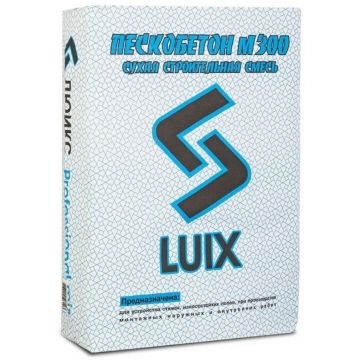 Смесь цементная Luix (Люикс) М-300 пескобетон 35 кг