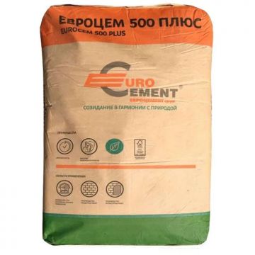 Смесь цементная Евроцемент Плюс М-400 Плюс 50 кг