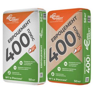 Смесь цементная Евроцемент Плюс М-400 Плюс 50 кг