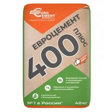 Смесь цементная Евроцемент (Eurocement) М-400 Плюс 40 кг