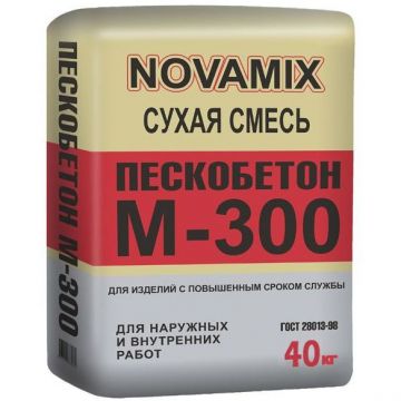 Пескобетон Novamix М-300 40 кг