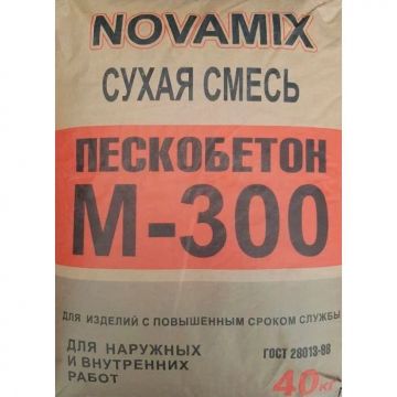Пескобетон Novamix М-300 40 кг