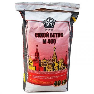 Сухой бетон Русеан М-400 40 кг