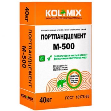 Портландцемент Колмикс М-500 40 кг