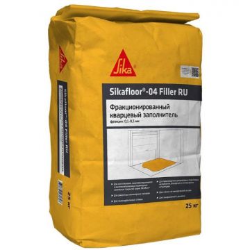 Наполнитель кварцевый для полимерных полов Sika (Зика) Sikafloor-04 Filler фракция 0,1-0,3 мм 25 кг