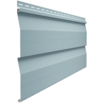 Сайдинг виниловый Docke (Деке) D4.5D Standart Корабельный Брус Голубика 3000x230 мм