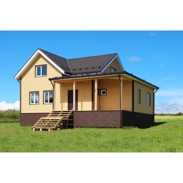 Фасадная панель Grand Line (Гранд Лайн) Колотый камень Классика шоколадный