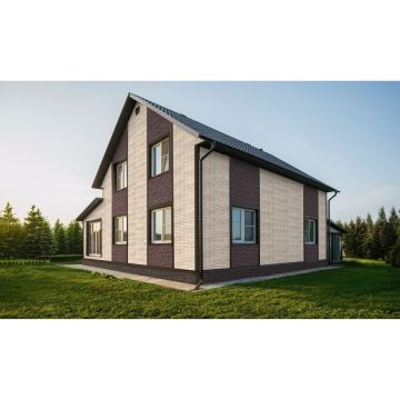 Фасадная панель Grand Line (Гранд Лайн) Сланец Классика шоколадный