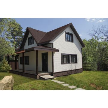 Фасадная панель Grand Line (Гранд Лайн) Состаренный кирпич Классика молочный