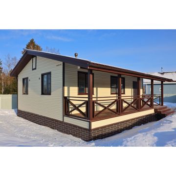 Фасадная панель Grand Line (Гранд Лайн) Состаренный кирпич Классика шоколадный