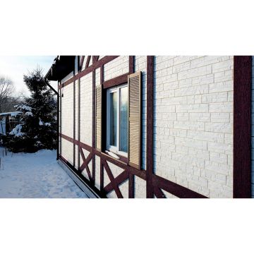 Фасадная панель Grand Line (Гранд Лайн) Сланец Классика молочный