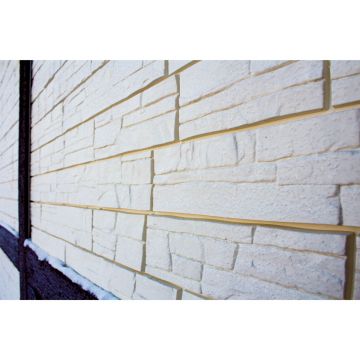Фасадная панель Grand Line (Гранд Лайн) Сланец Классика молочный