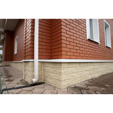 Фасадная панель Grand Line (Гранд Лайн) Сланец Классика бежевый