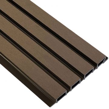 Фасадная панель пустотелая реечная шлифованная Latitudo (Латитудо) EasyDecking Wood-X Венге 26х219х3010 мм, 26932