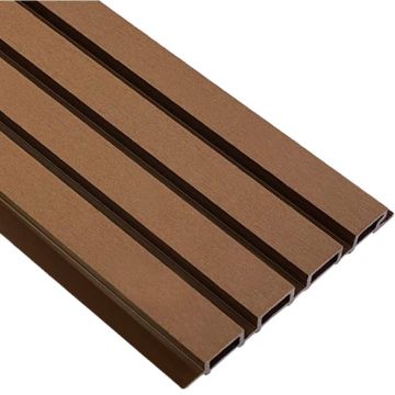 Фасадная панель пустотелая реечная шлифованная Latitudo (Латитудо) EasyDecking Wood-X Коричневый 26х219х3010 мм, 26934