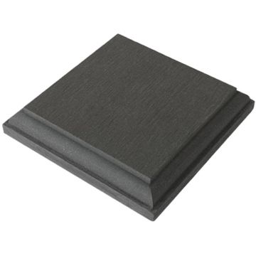 Крышка столба ДПК Latitudo (Латитудо) EasyDecking Wood-X Черное дерево 125х125 мм, 27123