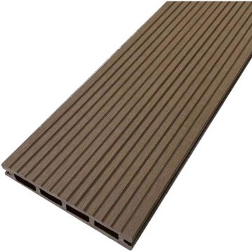 Террасная доска ДПК двухсторонняя пустотелая шовная Вельвет EasyDecking (ИзиДекинг) Вуд-Икс Венге 23х146х3010-4010 мм