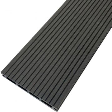 Террасная доска ДПК двухсторонняя пустотелая шовная Вельвет EasyDecking (ИзиДекинг) Вуд-Икс Черное дерево 23х146х3010-4010 мм