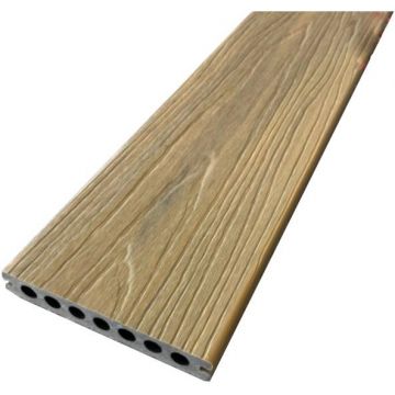 Террасная доска ДПК двухсторонняя пустотелая 3D шовная EasyDecking (ИзиДекинг) Ко-Экструзия Oak 21х145х3010-4010 мм