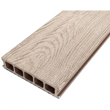 Террасная доска ДПК двухсторонняя пустотелая шовная под дерево Latitudo (Латитудо) Euro Шоколад 27х139х3000-4000-6000 мм