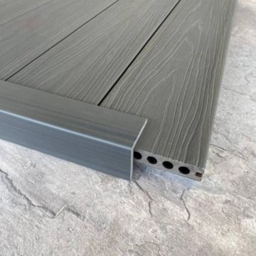 Уголок ДПК гладкая поверхность с переливом цветов Latitudo (Латитудо) EasyDecking Co-extrusion Old Barn 57х57х3010 мм, 25849