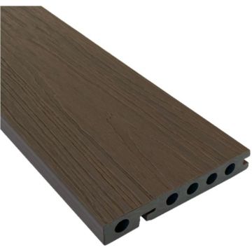 Финишная доска ДПК полнотелая 3D с тиснением под дерево Latitudo (Латитудо) EasyDecking Co-extrusion Chestnut 21х145х4010 мм, 26854
