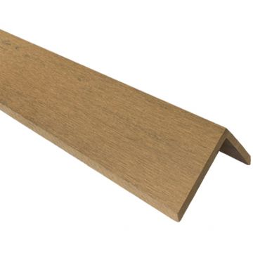 Уголок ДПК шлифованный EasyDecking (ИзиДекинг) Вуд-Икс Тик Микс 50х80х3010 мм, 26436