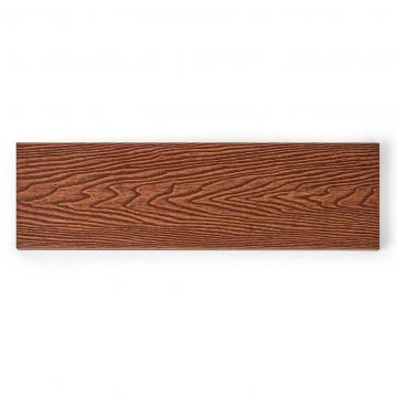 Террасная доска ДПК двухсторонняя пустотелая шовная EasyDecking (ИзиДекинг) Вуд-Икс Коричневый 23х146х4010 мм шт, 26958