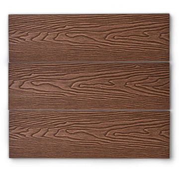 Террасная доска ДПК двухсторонняя пустотелая шовная EasyDecking (ИзиДекинг) Вуд-Икс Старт Облегченная Венге 21х146х4010 мм шт, 29993