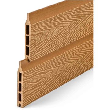 Заборная панель ДПК пустотелая шип-паз 3D EasyDecking (ИзиДекинг) Вуд-Икс Дуб 20х146х2210 мм шт, 26964