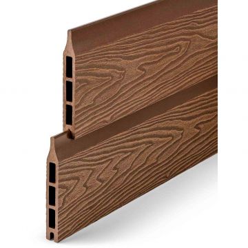 Заборная панель ДПК пустотелая шип-паз 3D EasyDecking (ИзиДекинг) Вуд-Икс Венге 20х146х3010 мм шт, 26981