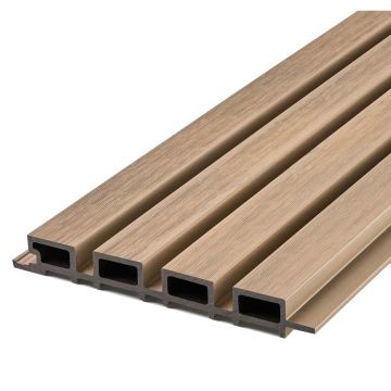 Реечная фасадная панель ДПК пустотелая EasyDecking (ИзиДекинг) Ко-Экструзия Driftwood 26х219х3010 мм шт, 33581