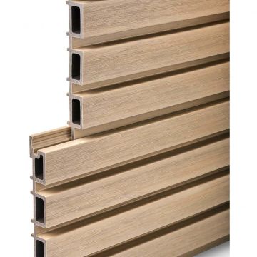 Реечная фасадная панель ДПК пустотелая EasyDecking (ИзиДекинг) Ко-Экструзия Driftwood 26х219х3010 мм шт, 33581