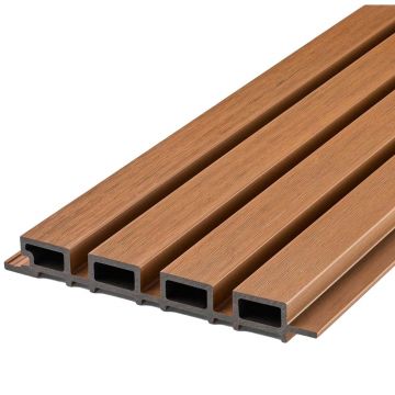 Реечная фасадная панель ДПК пустотелая EasyDecking (ИзиДекинг) Ко-Экструзия Teak 26х219х3010 мм шт, 33583