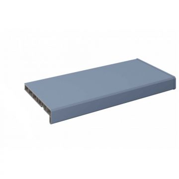 Подоконник Витраж (Vitraz) Дизайн Скандинавский синий Матовый, ширина 100 мм, 1000 мм