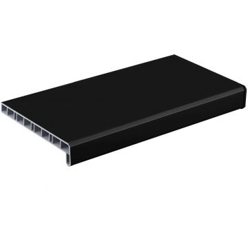 Подоконник Витраж (Vitraz) Дизайн Черный Матовый, ширина 200 мм, 1000 мм