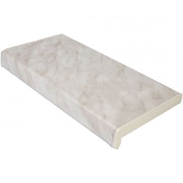Подоконник Витраж (Vitraz) PVC Мрамор Матовый, ширина 300 мм, 1000 мм