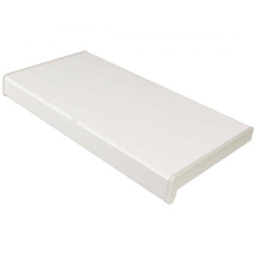 Подоконник Витраж (Vitraz) PVC Белый Матовый, ширина 450 мм, 1000 мм