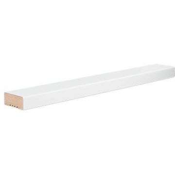 Рейка декоративная МДФ Ликорн (Likorn) РП-2.16.2800 Белая 2800х40х16 мм