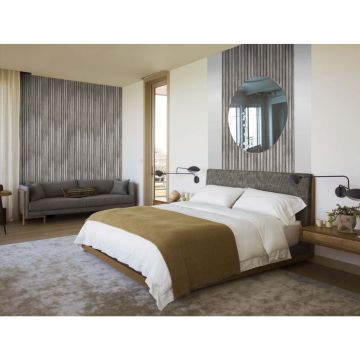 Панель реечная ПВХ Wood-Lab (Вуд Лаб) Legno Санторини Серый 2900х166х24,1 мм