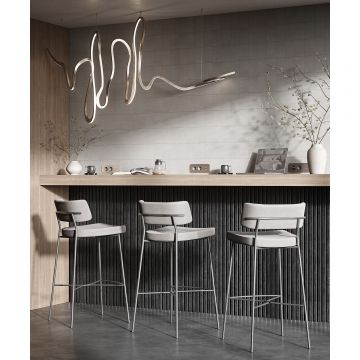 Акустическая панель Cosca Decor (Коска) Сканди черный войлок, 1200х600х19 мм, рейки МДФ, дуб графит 00-00075630