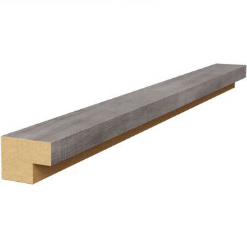 Торцевая рейка Cosca Decor (Коска) Сканди 25х19х1350мм, МДФ, дуб дымчатый