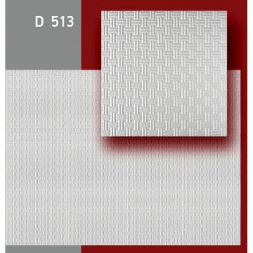 Плита потолочная Decor Ek (Декор Эк) D513 пенополистерол, инжекционная, белый, 500х500х11 мм