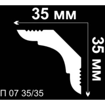 Угол внутренний Де-Багет (De-Baget) 35х35 мм, П 07 35/35