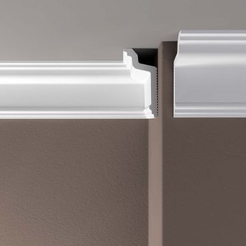 Карниз Де-Багет (De-Baget) 2000х40х80 мм, XPS POLYMER ПП 07